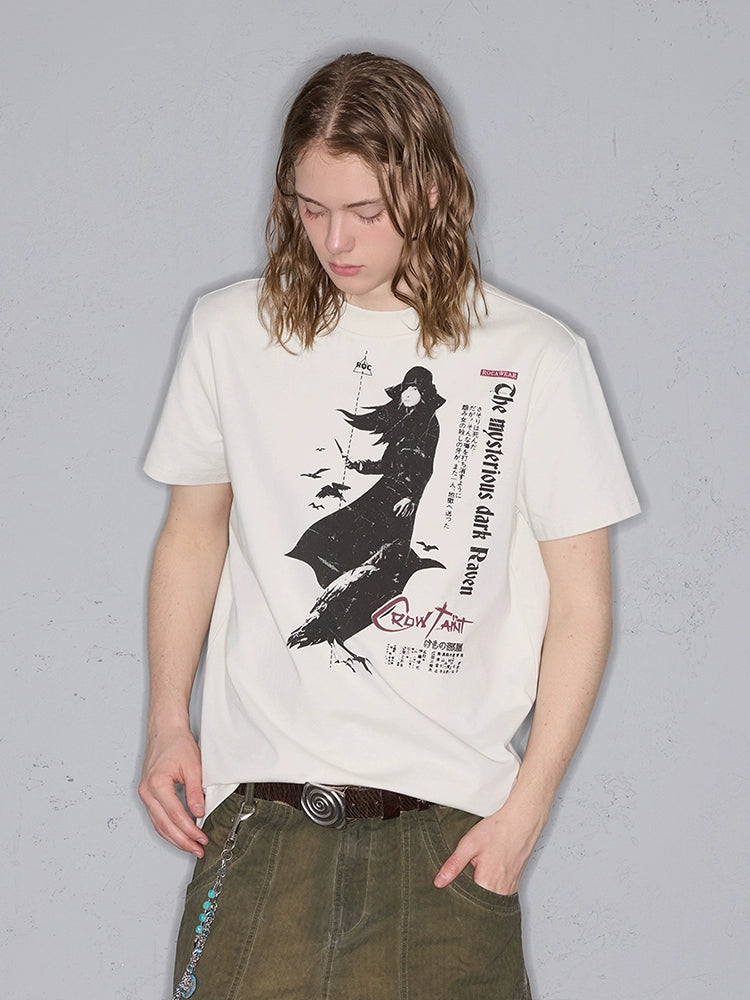 Rocawear Character Alphabet Print Casual Tee