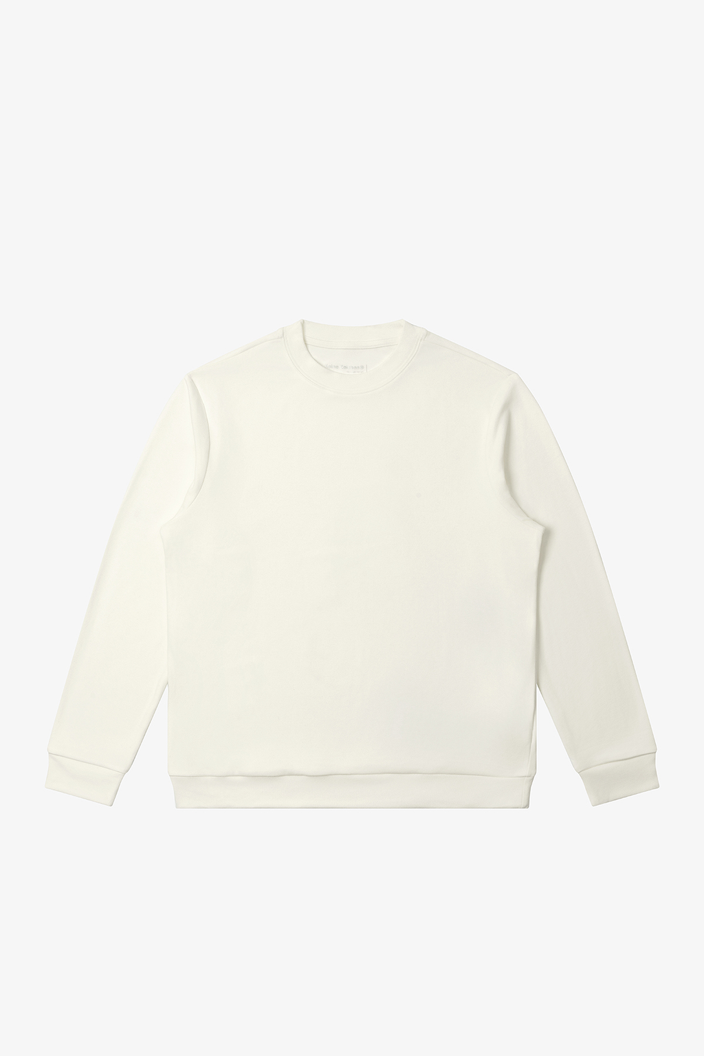NO LOGO Round Neck Half Turtleneck Warm Long Sleeves