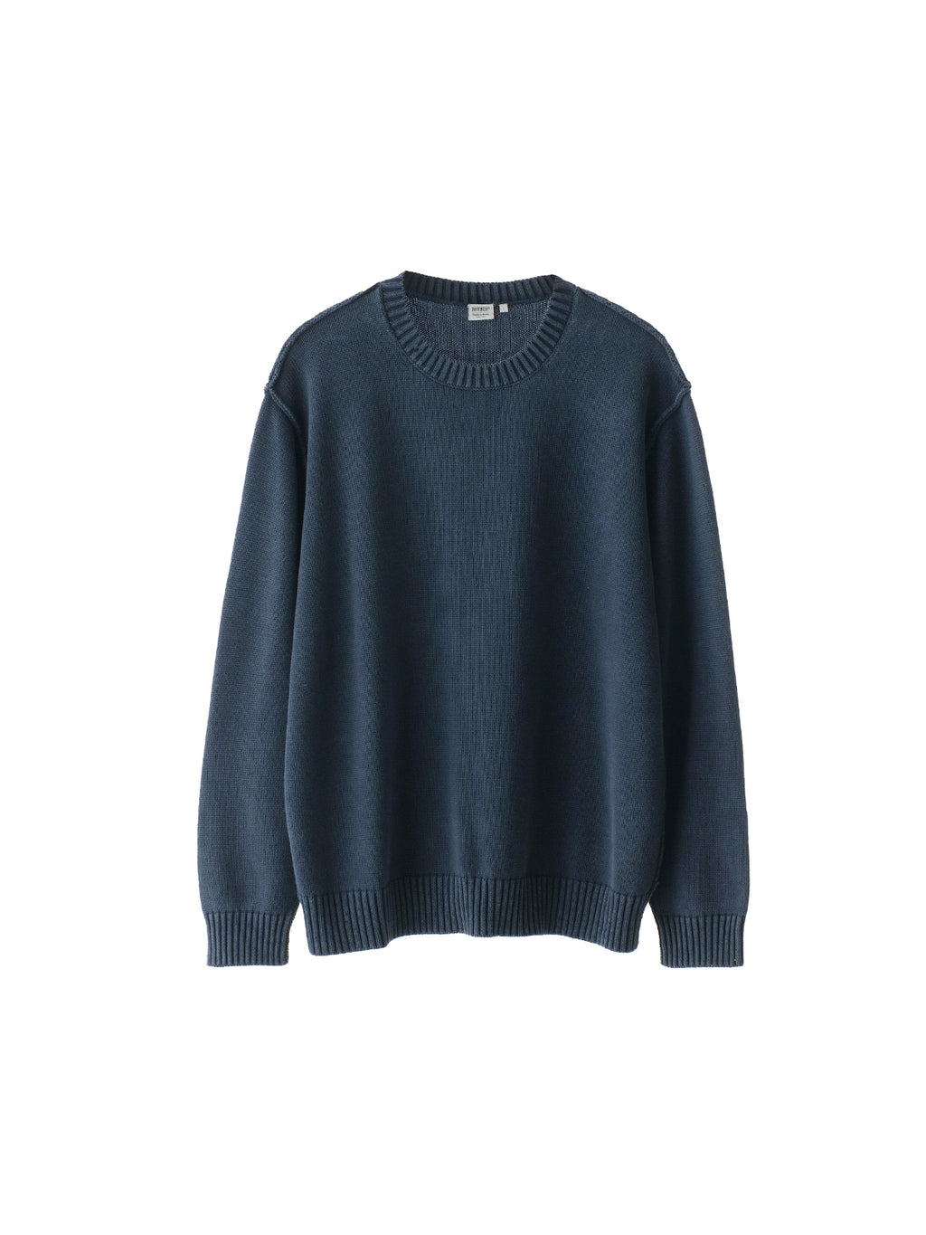 BUTTBILL Vintage Simple Crew Neck Knitted Sweater