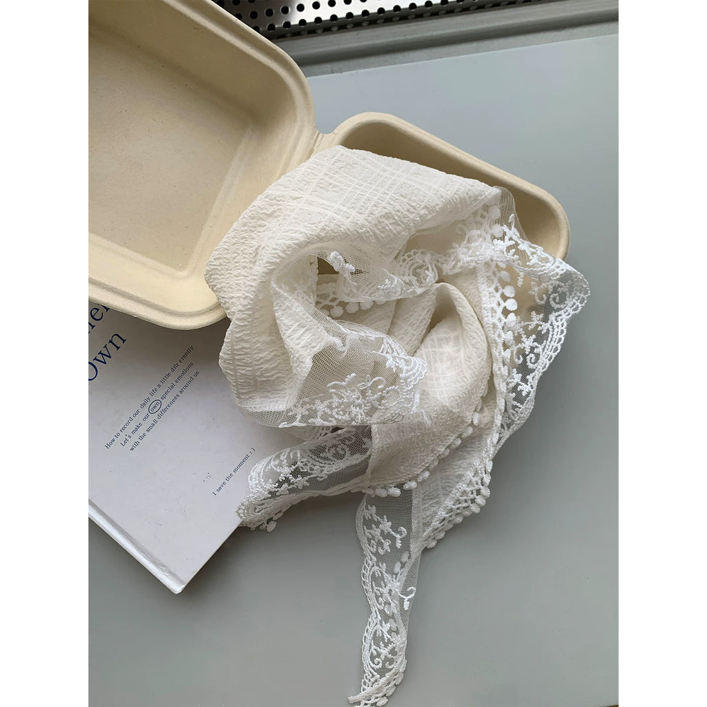KANO Triangle Headscarf Lace Idyllic Headdress