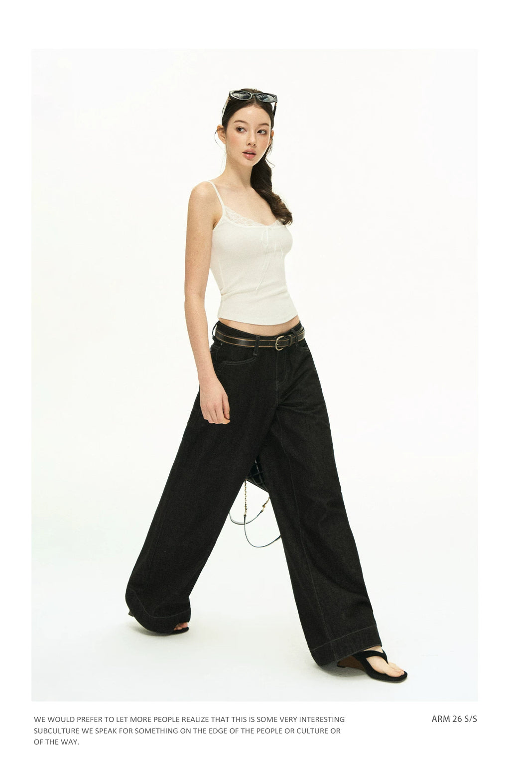 Ariseism Vintage Loose Wide Leg Jeans