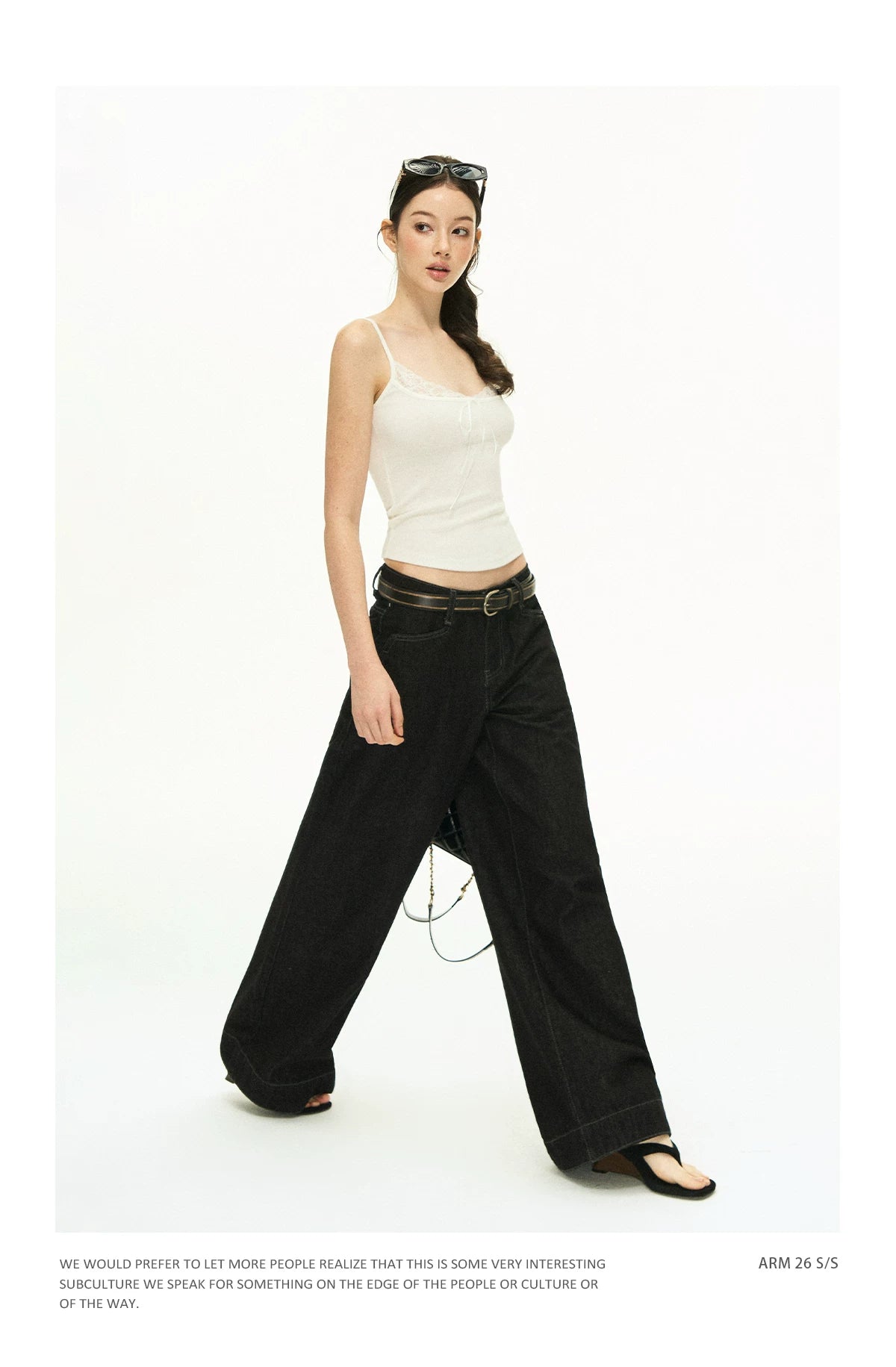 Ariseism Vintage Loose Wide Leg Jeans