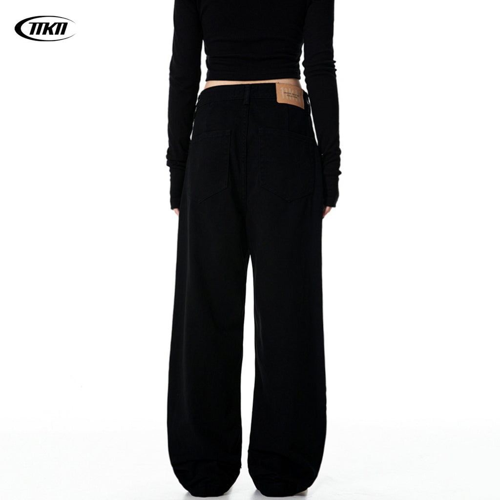 11KN New Straight Loose Wasteland Style Cleanfit Pants