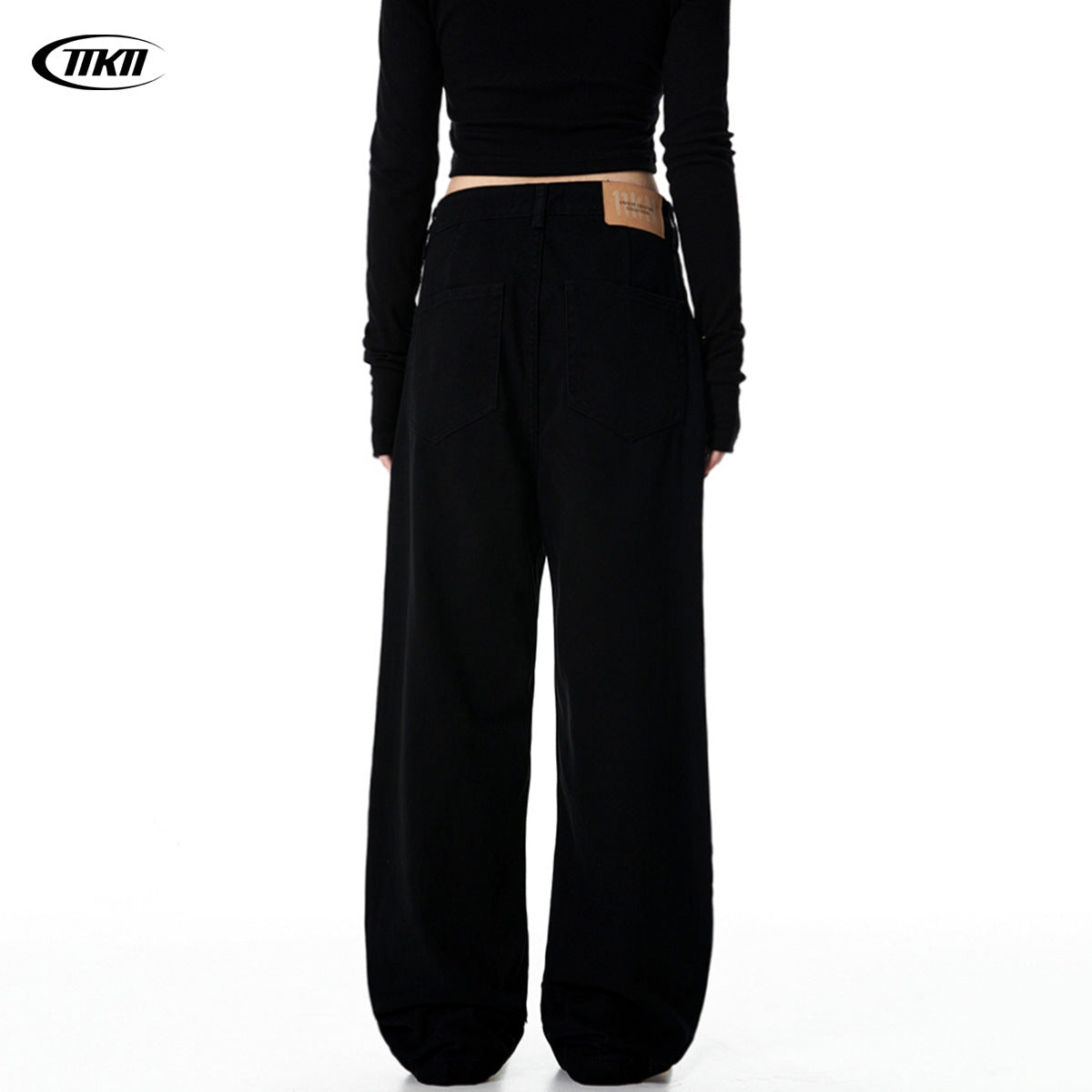 11KN New Straight Loose Wasteland Style Cleanfit Pants