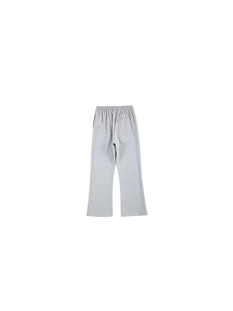 PLUS NO LOGO Loose Casual Versatile Micro-pull Sweatpants