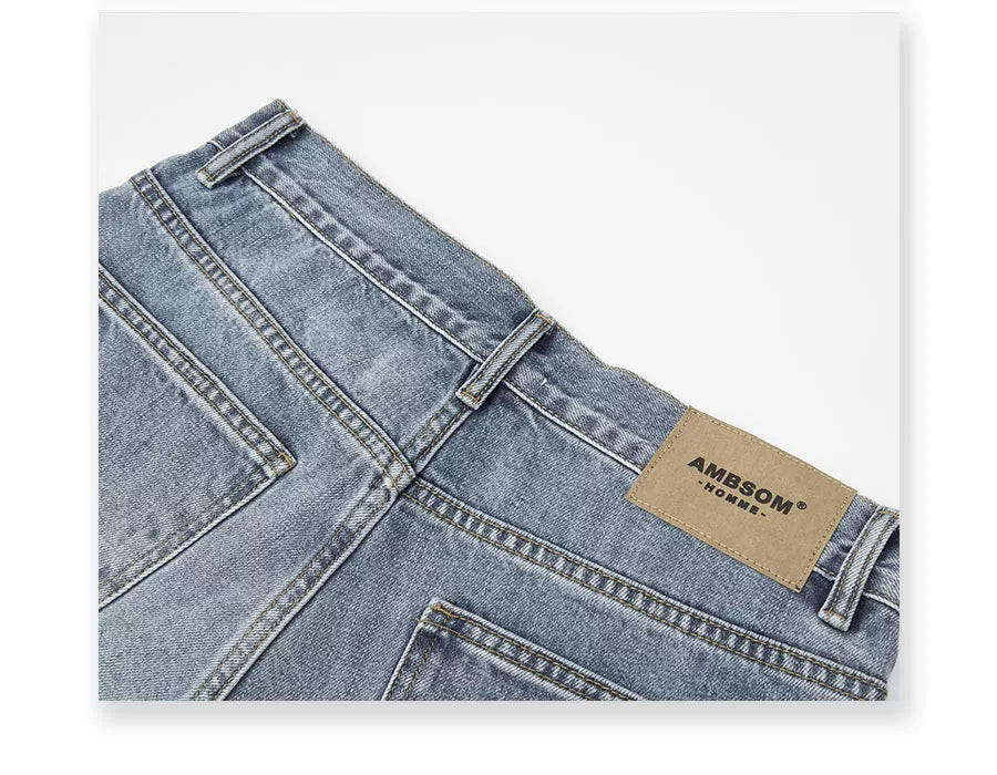 AMBSOM Vintage Pull Jeans