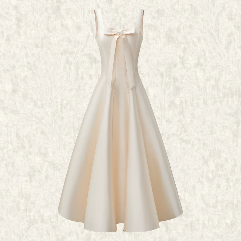Barb Chill Large Skirt Satin Dress