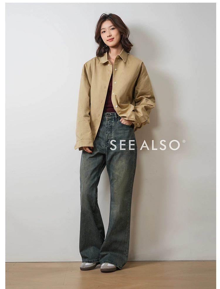 SEE ALSO Straight-leg Denim Trousers