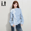 IT: Chochoolate Silk Scarf Foreign Style Casual Long Sleeve
