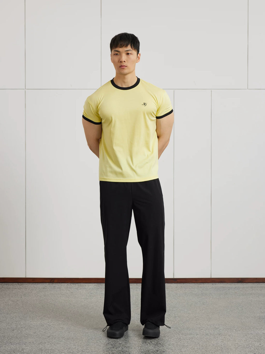 AFTERGLOW Vintage Contrast Casual TEE
