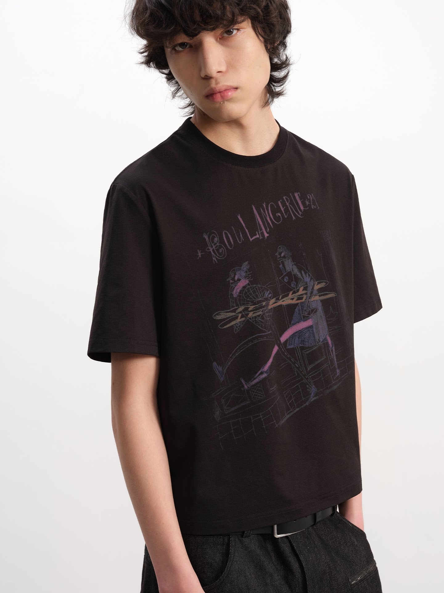 JCAESAR Retro Loose Casual Tee