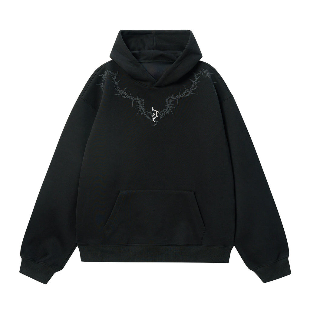 JHYQ Thorn Print Hoodie