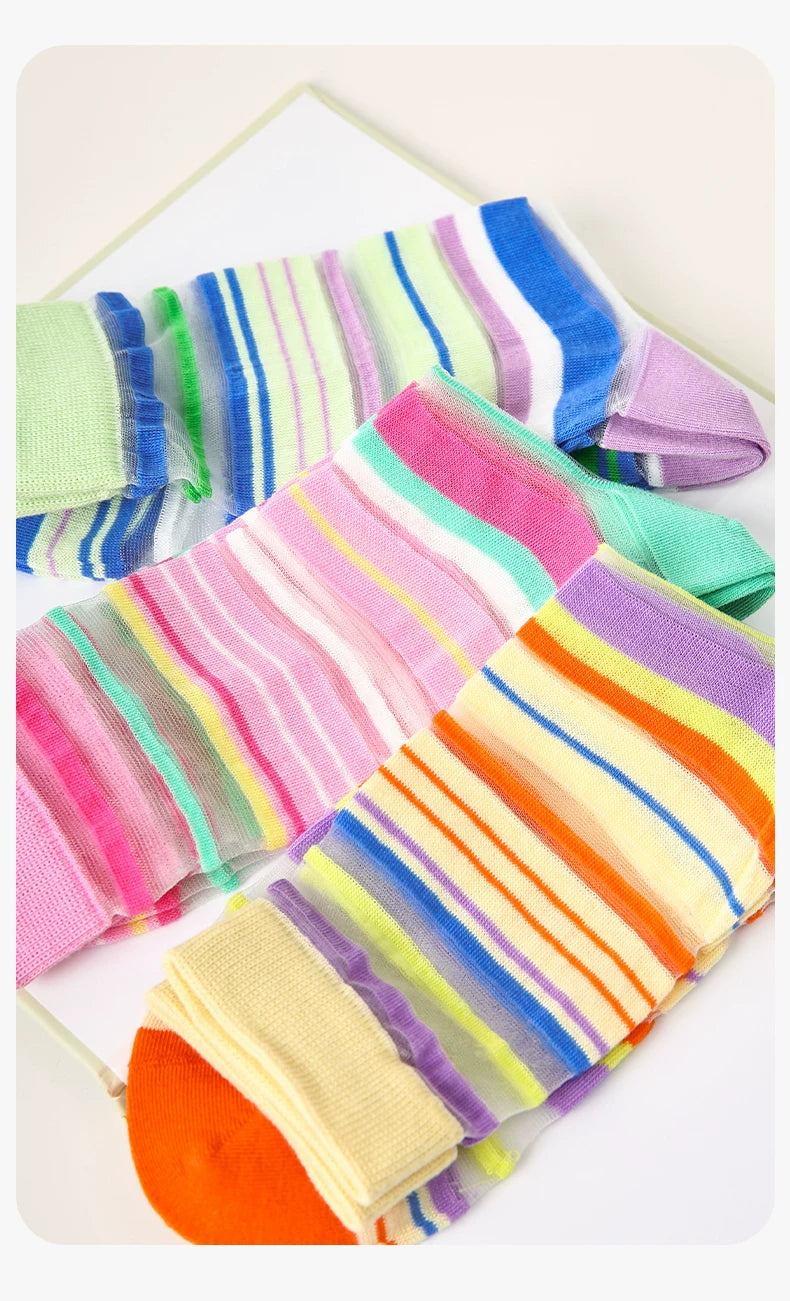 Renaissance Cass mesh Anti-Bacterial Socks 3pcs