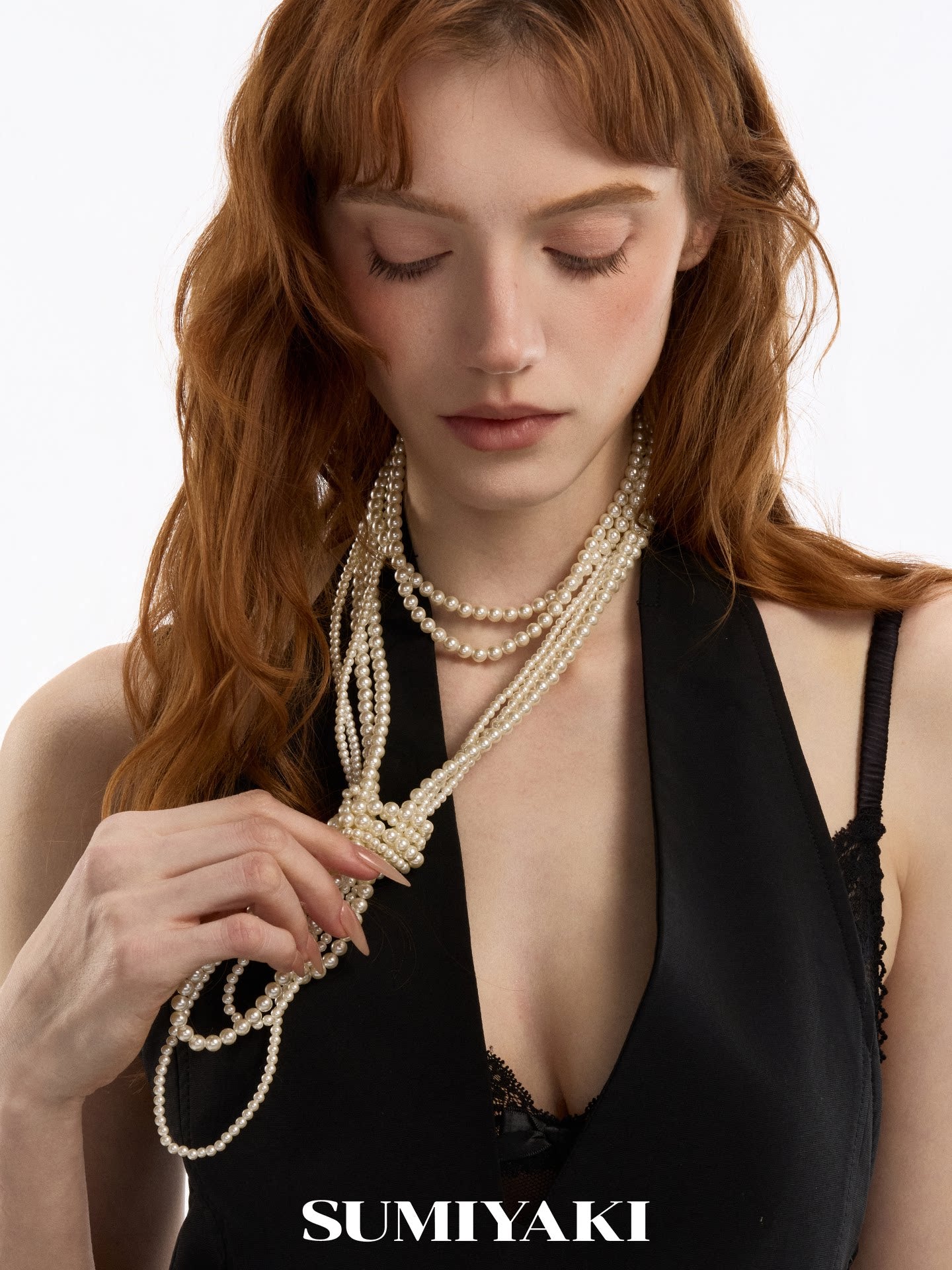 SUMIYAKI Premium Light Luxury Pearl Necklace