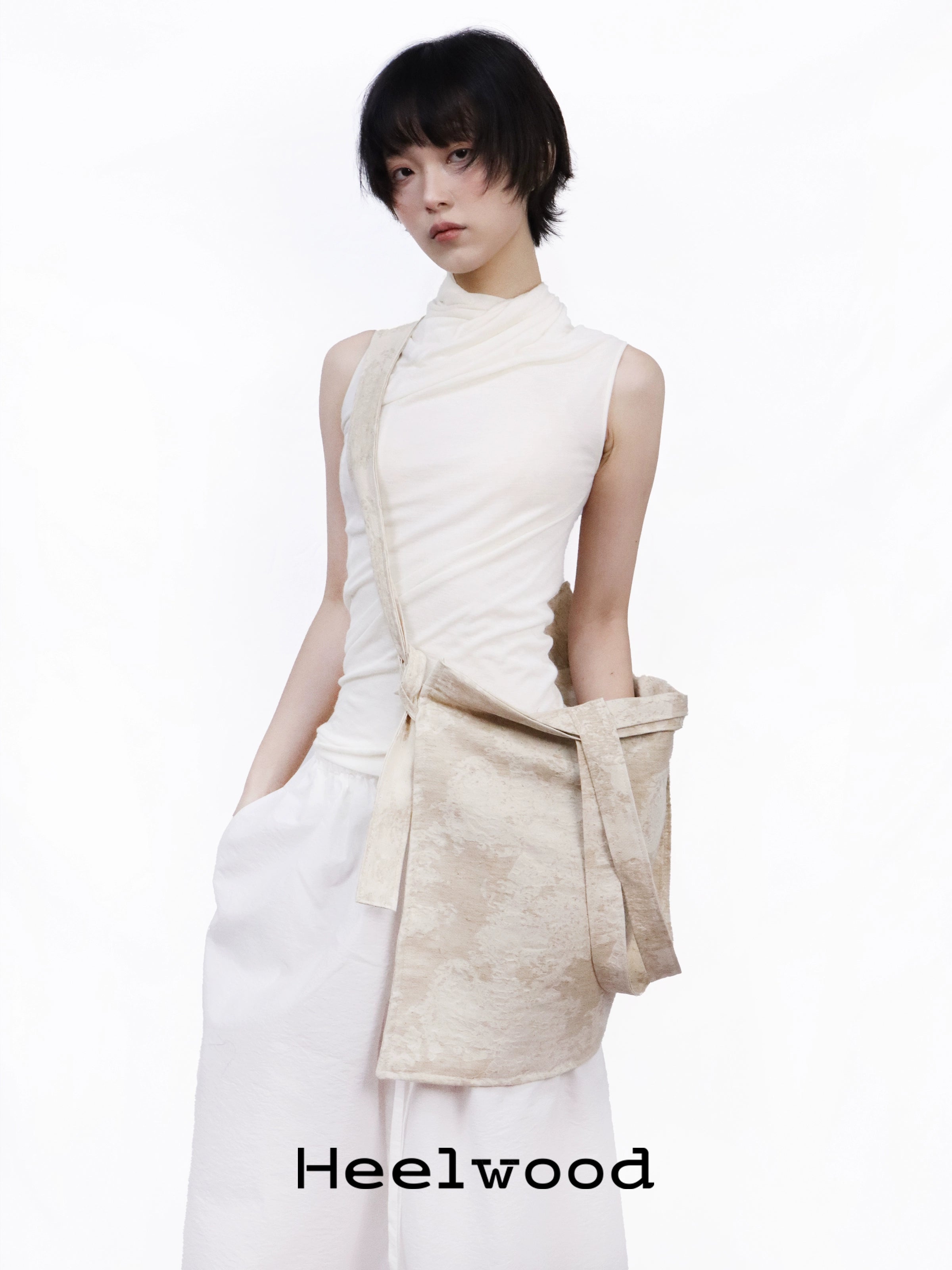 Heelwood Jacquard Large Capacity Tote Shoulder Crossbody Bag