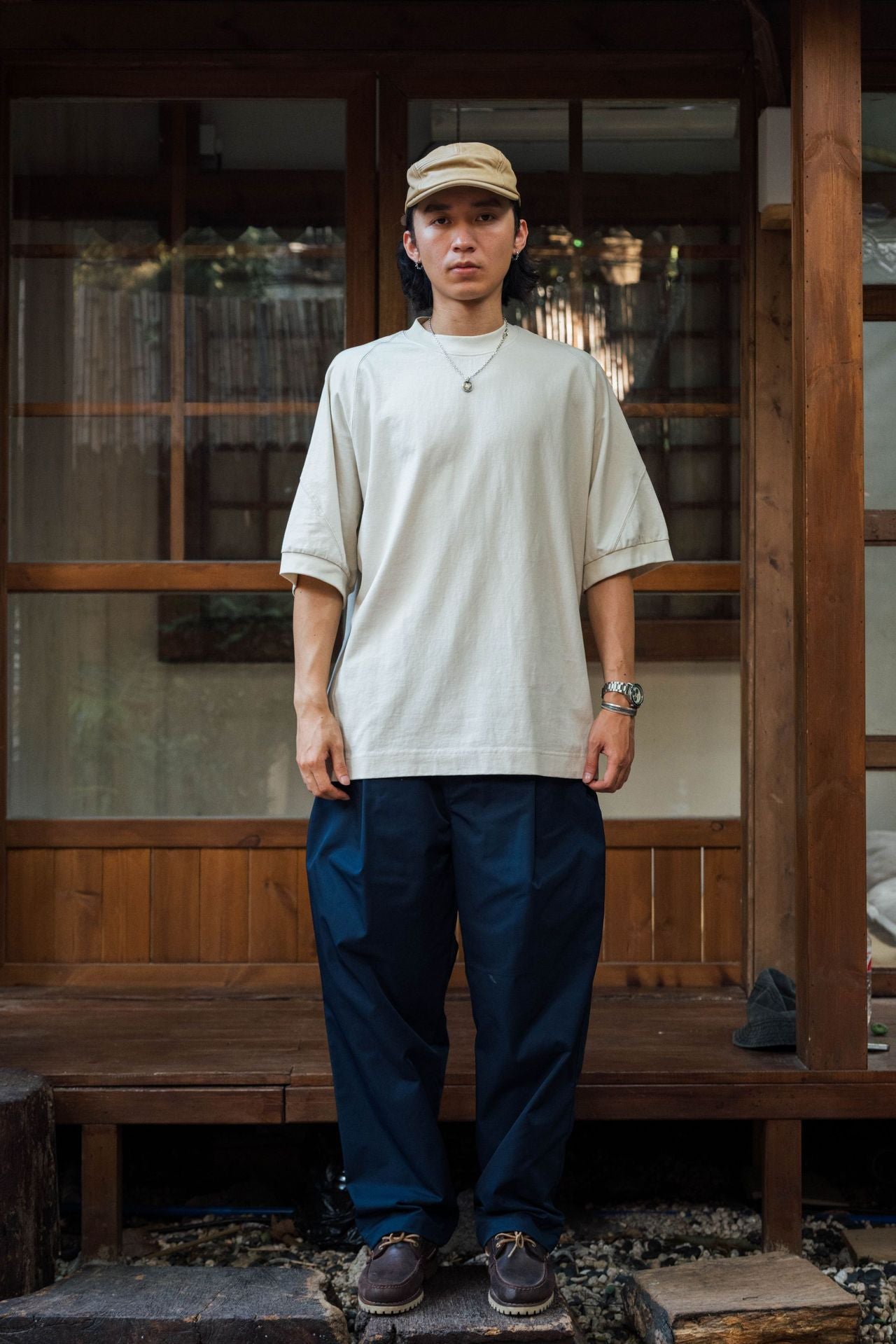 FGSS Retro Splicing Sleeve Casual Tee