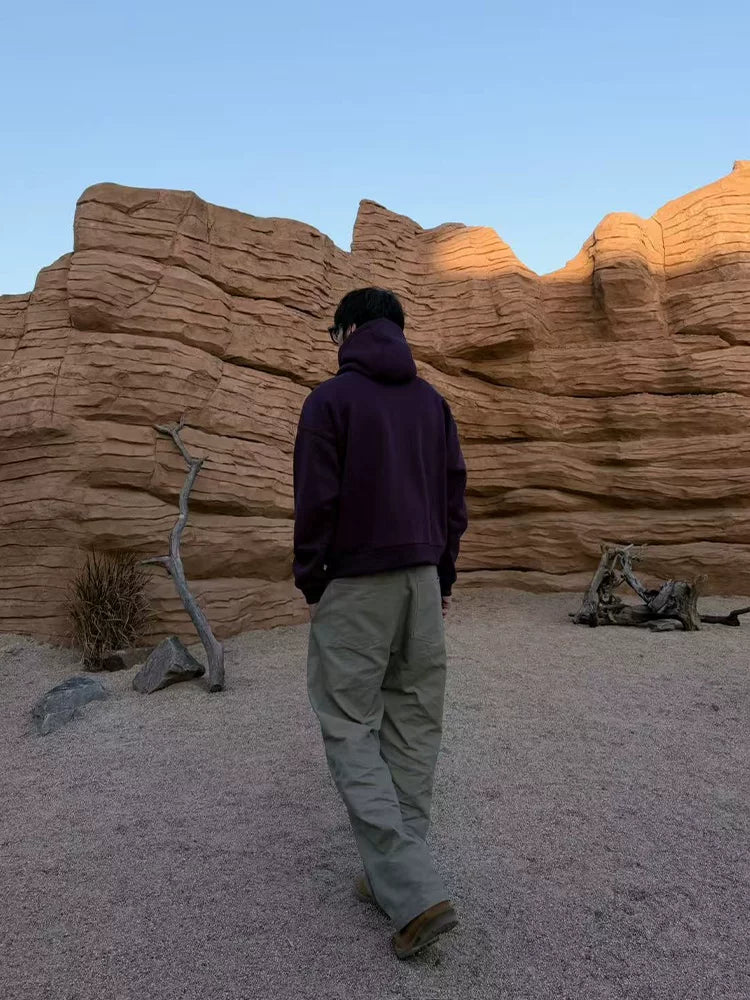 ZOZOFOREST Fleece Urban Casual Hooded Sweater