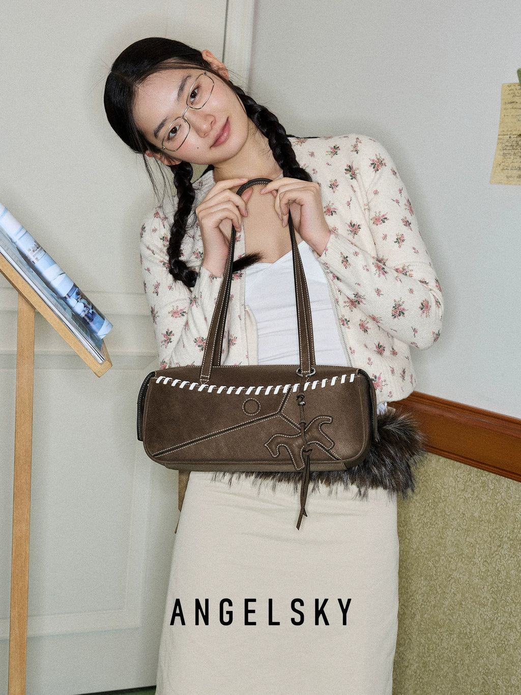 ANGELSKY Small Premium Sense Shoulder Underarm Bag