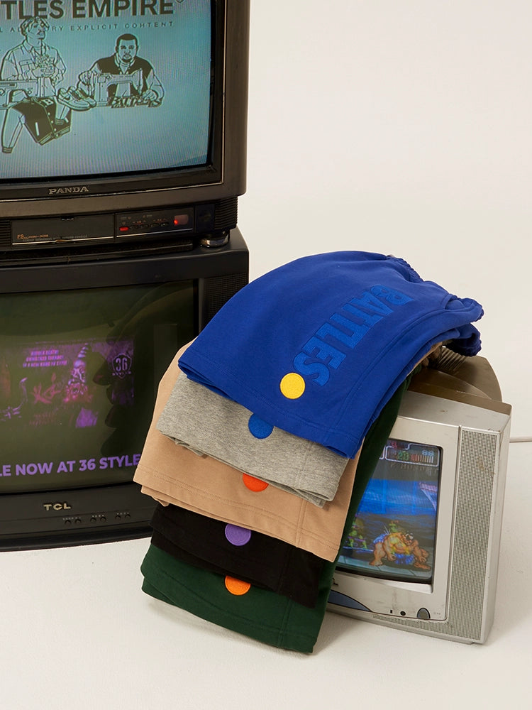 Battles Terry Embroidered Sports Shorts