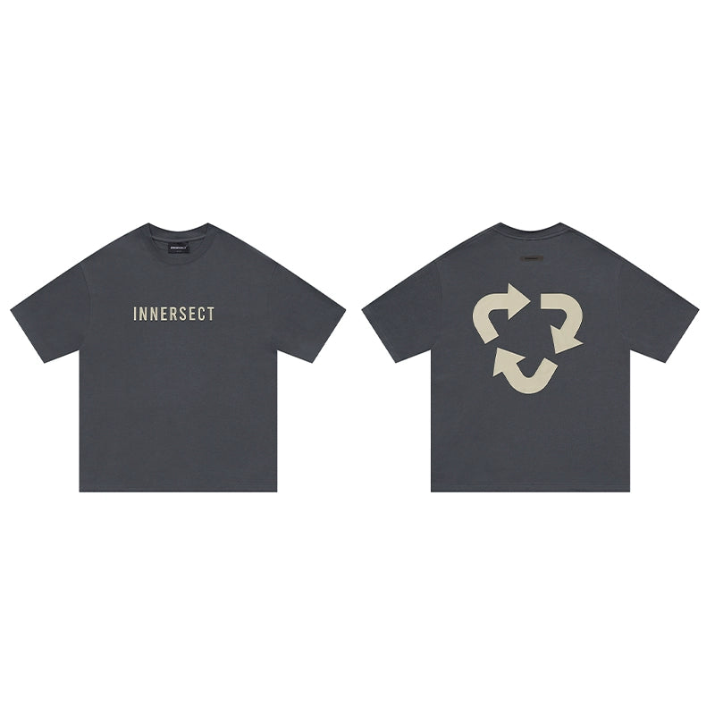 INNERSECT Trendy Brand Letter Versatile Loose Tee