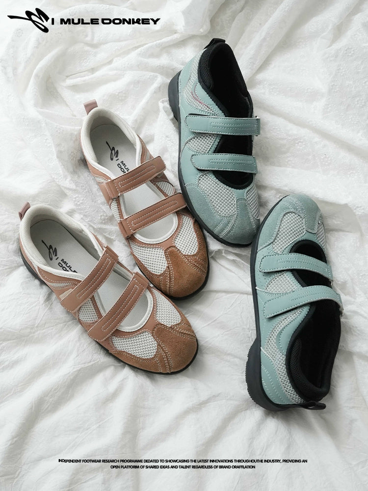 Donkey Niche Hollow Flat Mary Jane Shoes