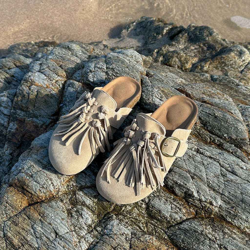 Lidaren Produced Versatile Retro Casual Thick Bottom Baotou Slippers