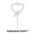 ParanoidP Pearl Flower Fringed Arm Ring