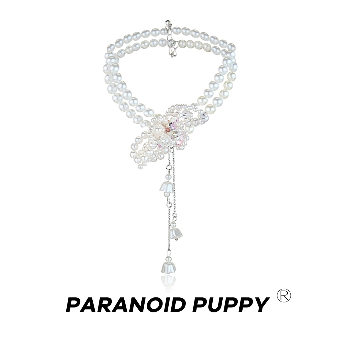 ParanoidP Pearl Flower Fringed Arm Ring