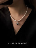 Lilis Weekend Stylish Vintage Natural Freshwater Pearl Necklace