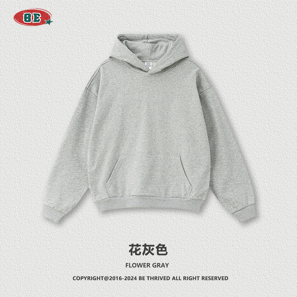 BE Hooded Pullover Loose Sweater