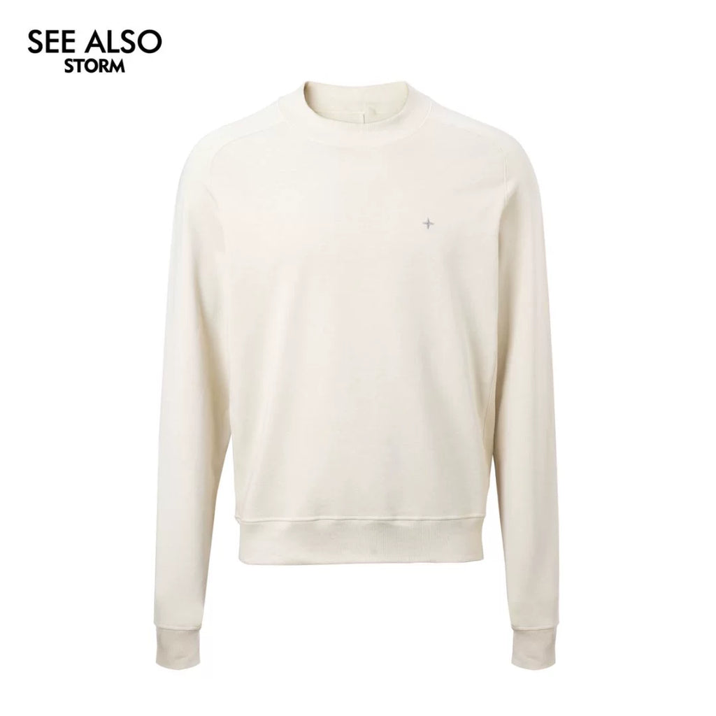 SEE ALSO "Star Series!" Polaris Modal custom fabric crew neck sweater SA062