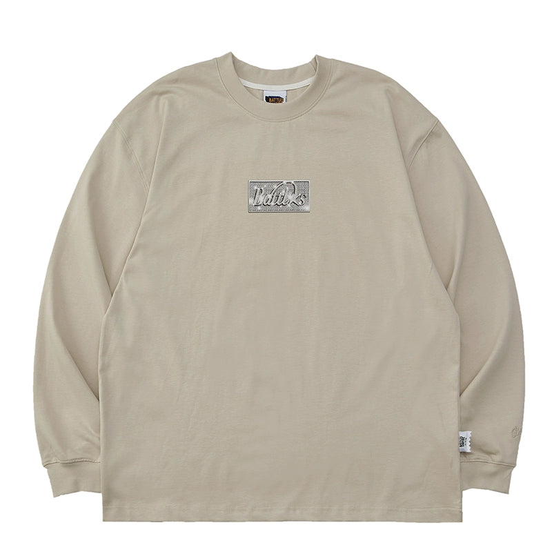Battles Diamond Print Logo Long Sleeve