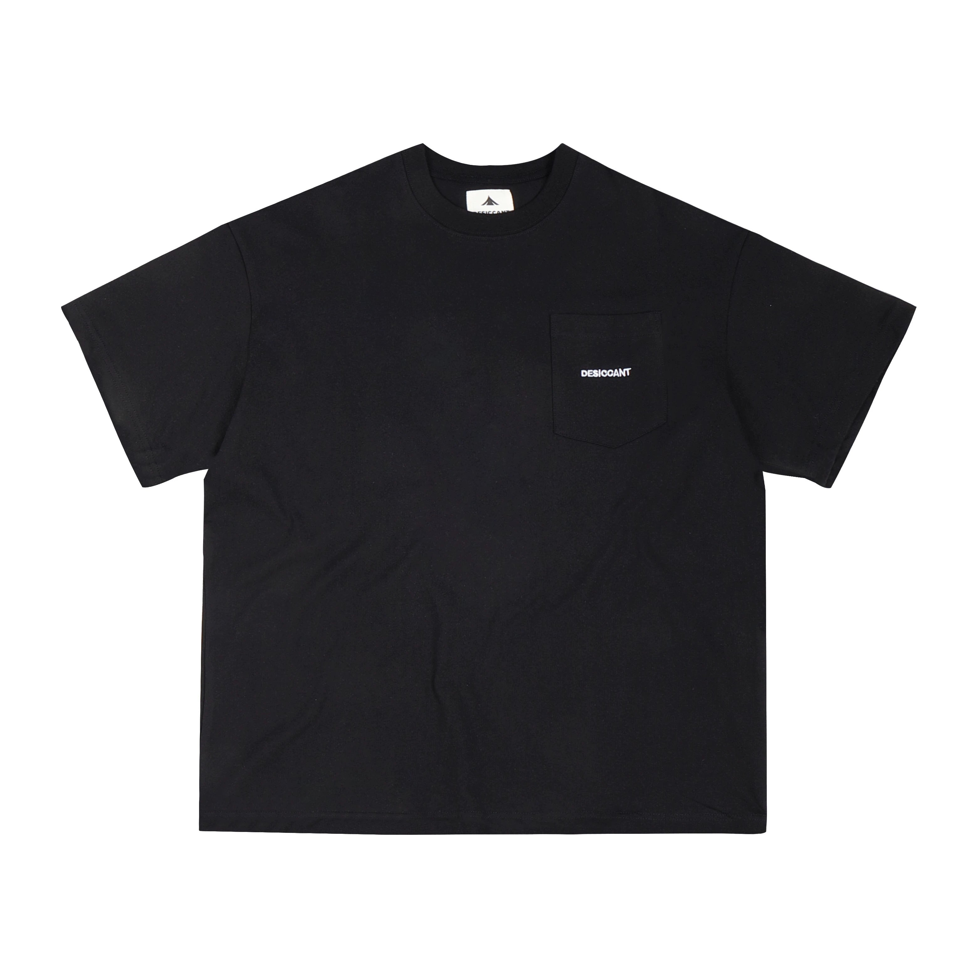 DESICCANT Embroidery LOGO Silhouette Loose Tee