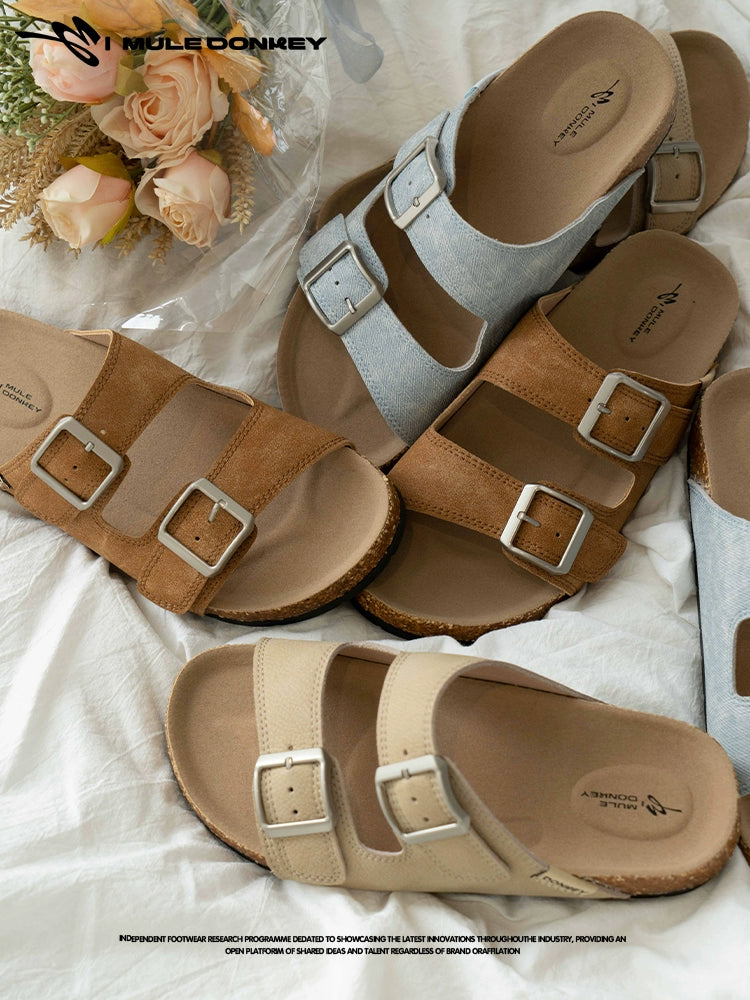 Donkey Flat Lazy Birkenstock Half Slippers