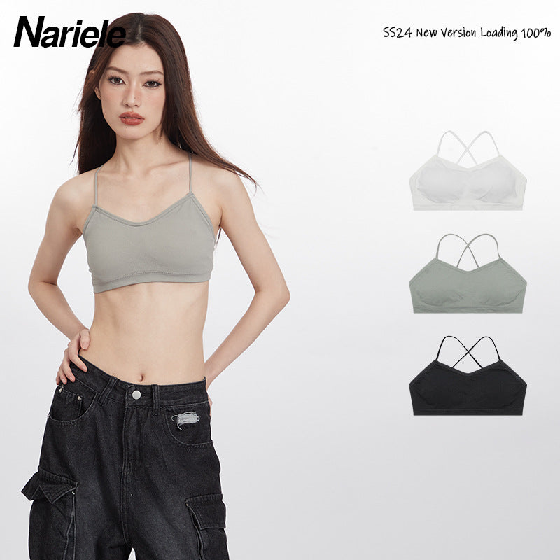 Nariele Cross Sling Back Tub Top