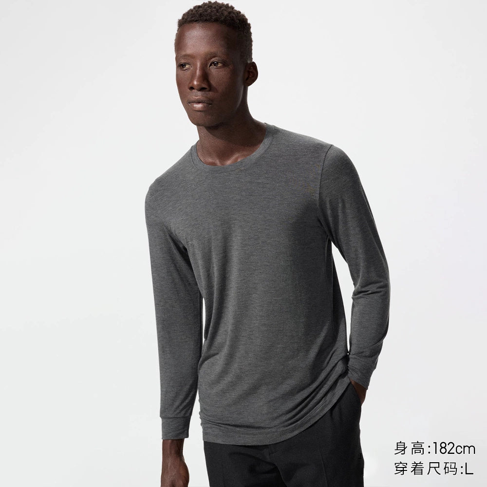 Uniqlo Casual Crew Neck 9-point Sleeve Warm Clothes