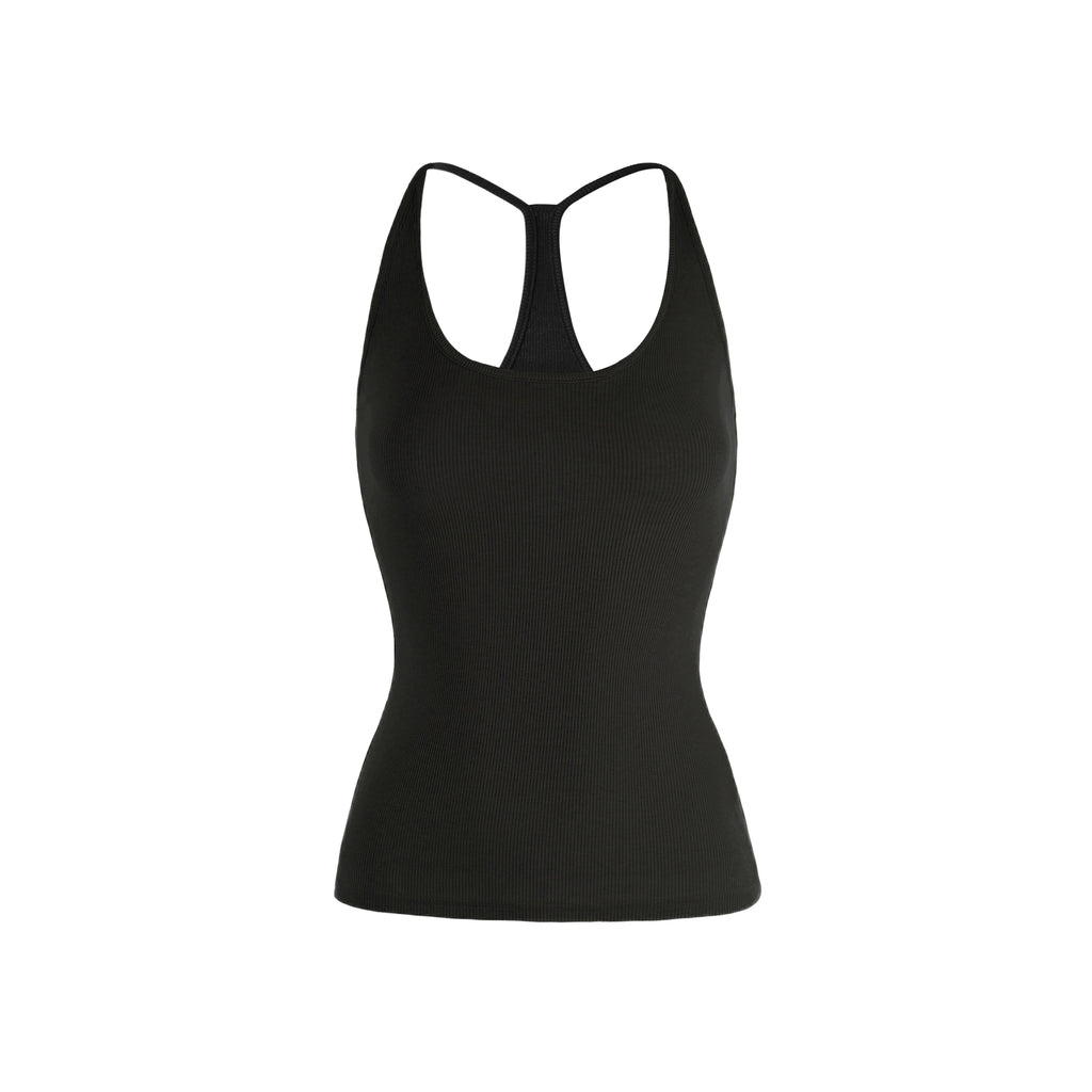 Jim KennetU Neck Skinny Strap Slim Fit I-Type Vest