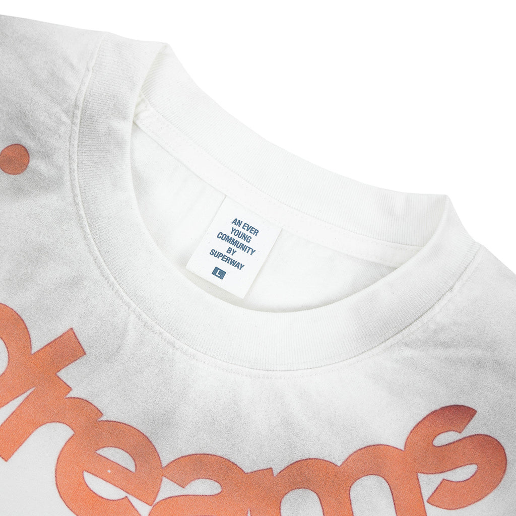 SUPER WAY Vintage Graffiti Comic Print Loose Tee