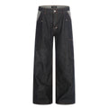 11KN Retro Old Loose and Versatile Wide-leg Pants