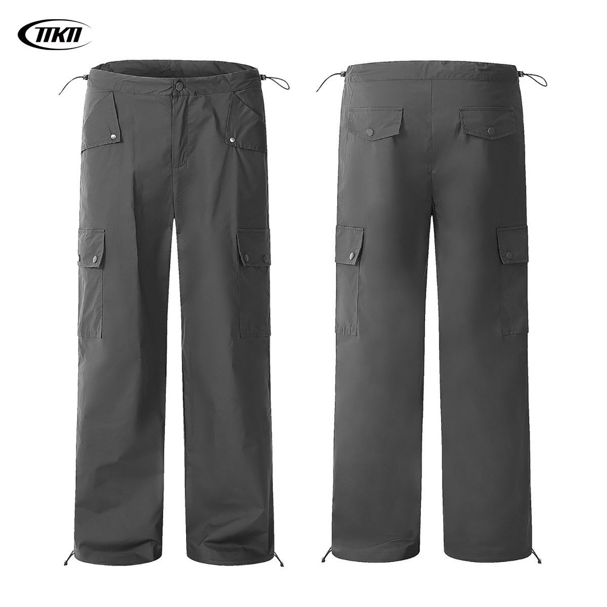 11KN gray Women Woven Waterproof Pants
