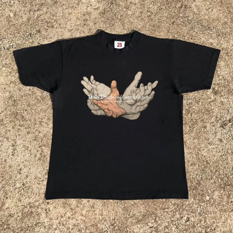 Wang Youbing Studio! Hands 220g 100% Cotton Tee