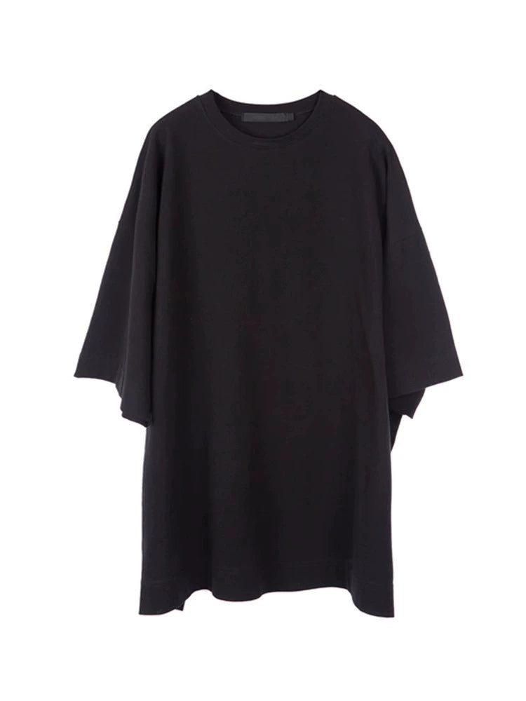 RHOMEHOUSE Oversize Five-quarter Sleeve Round Neck Tee
