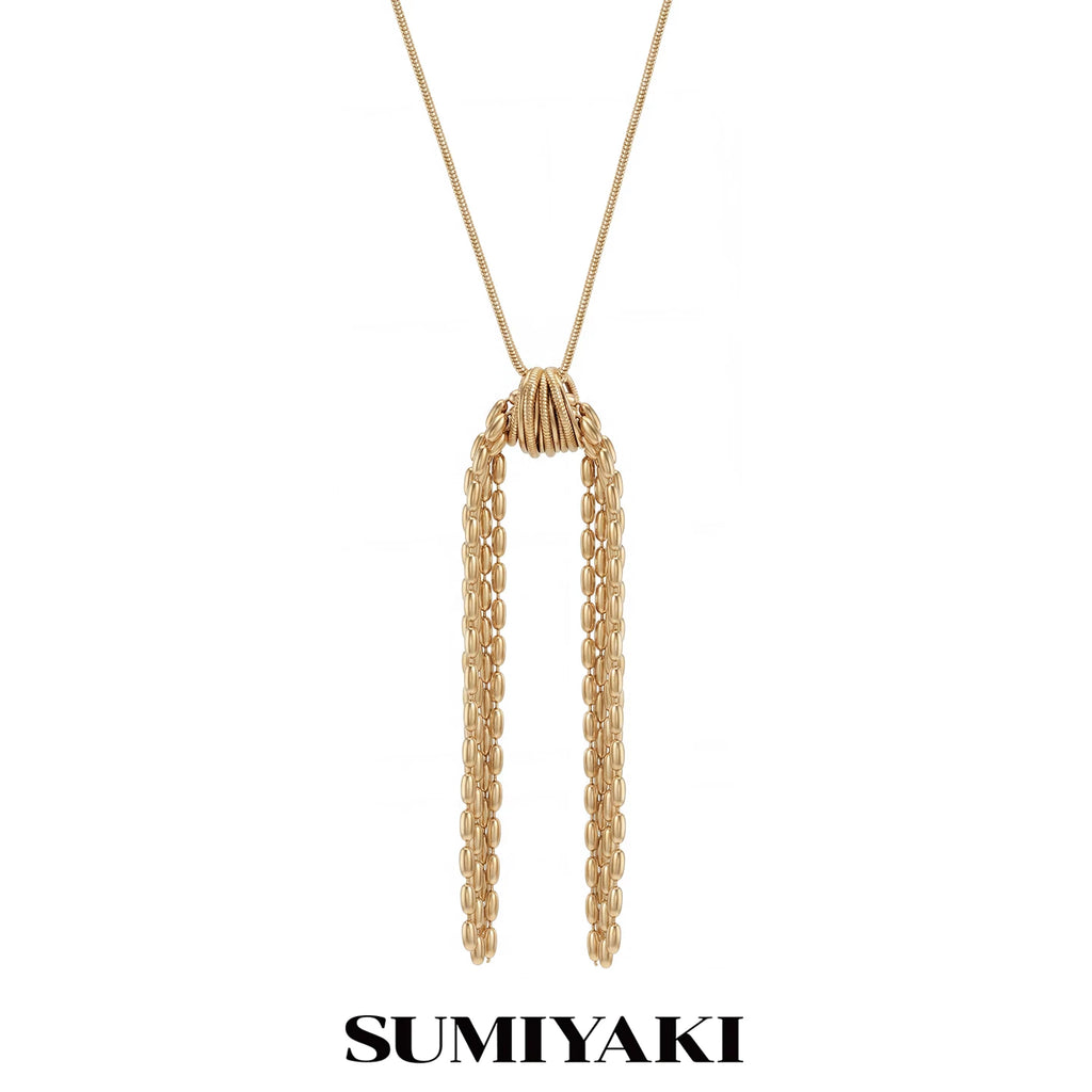 SUMIYAKI Multi-layer Chain Simple Neutral Necklace