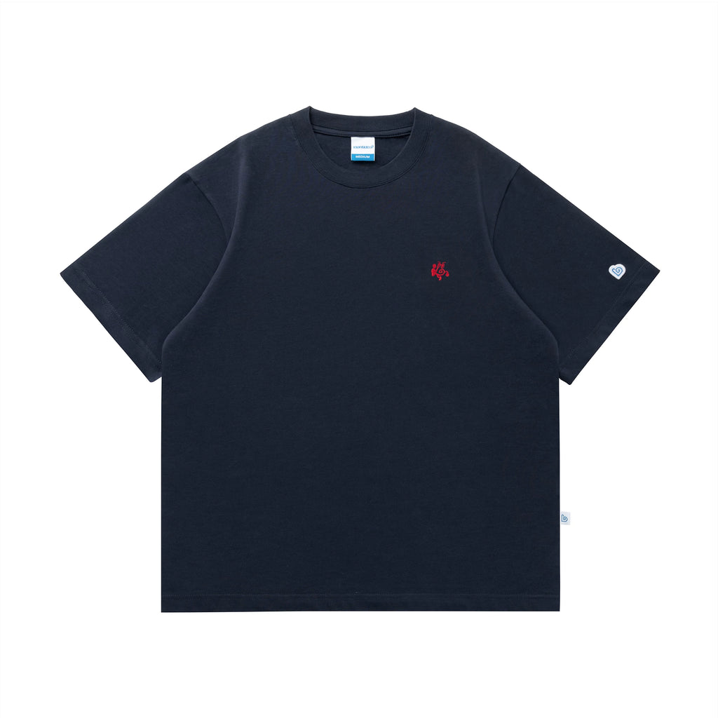 BENT IDEA Embroidery Loose and Versatile Tee