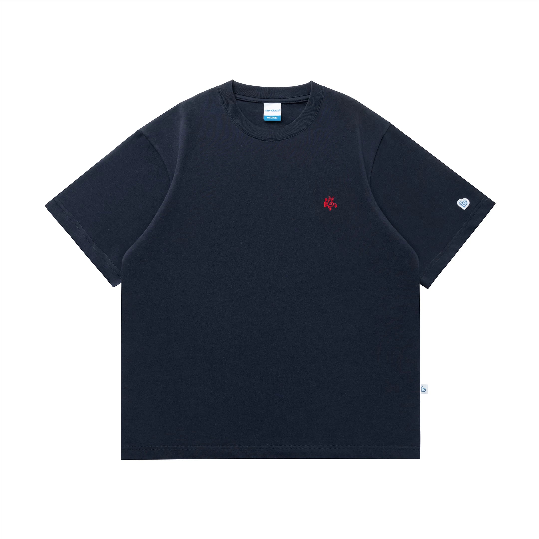 BENT IDEA Embroidery Loose and Versatile Tee