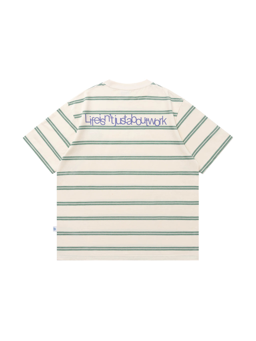 BENT IDEA Vintage Embroidered Striped Tee