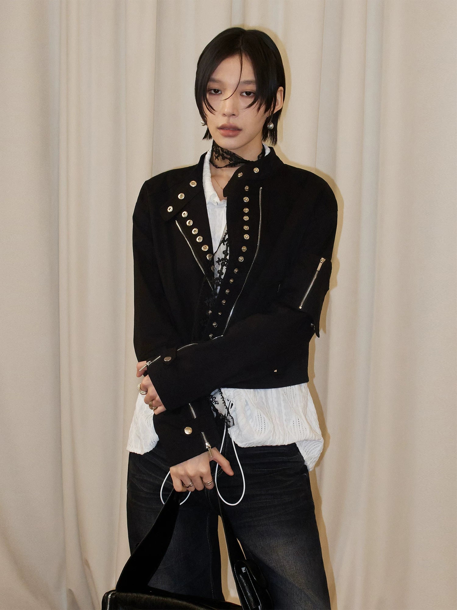 Sameuoo Premium Metal Zip Jacket