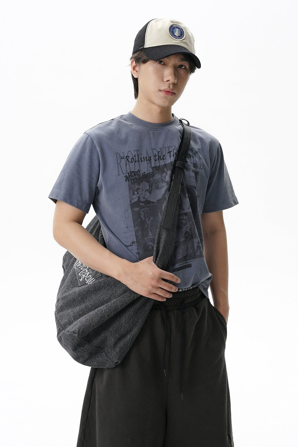 TH90 Retro Done Old Rock Wreck Fit Tee