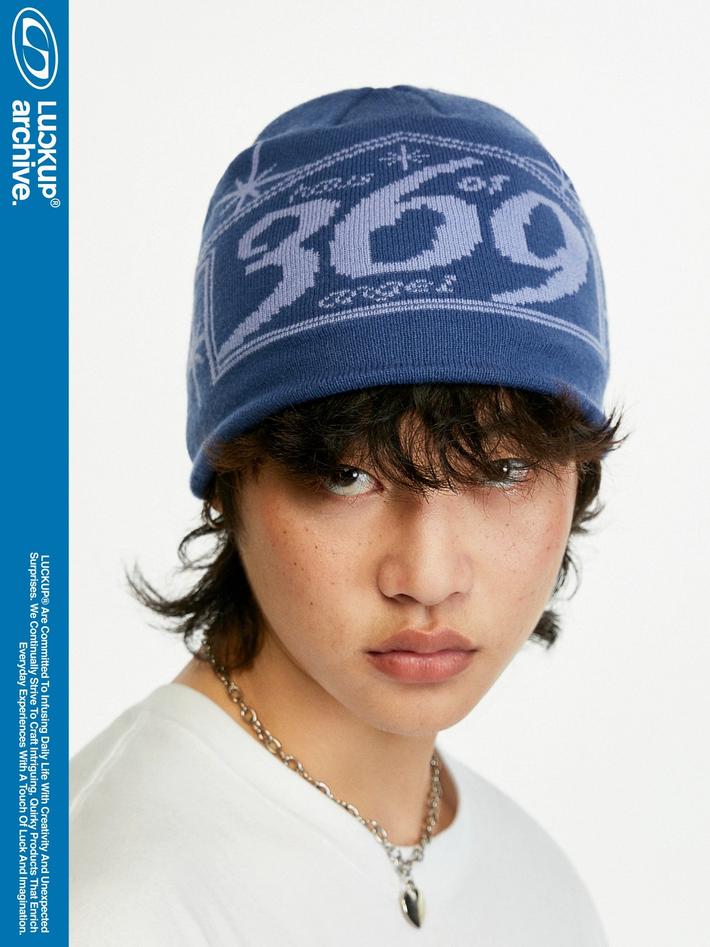 LUCKUP Vintage Alphabet Knitted Hat