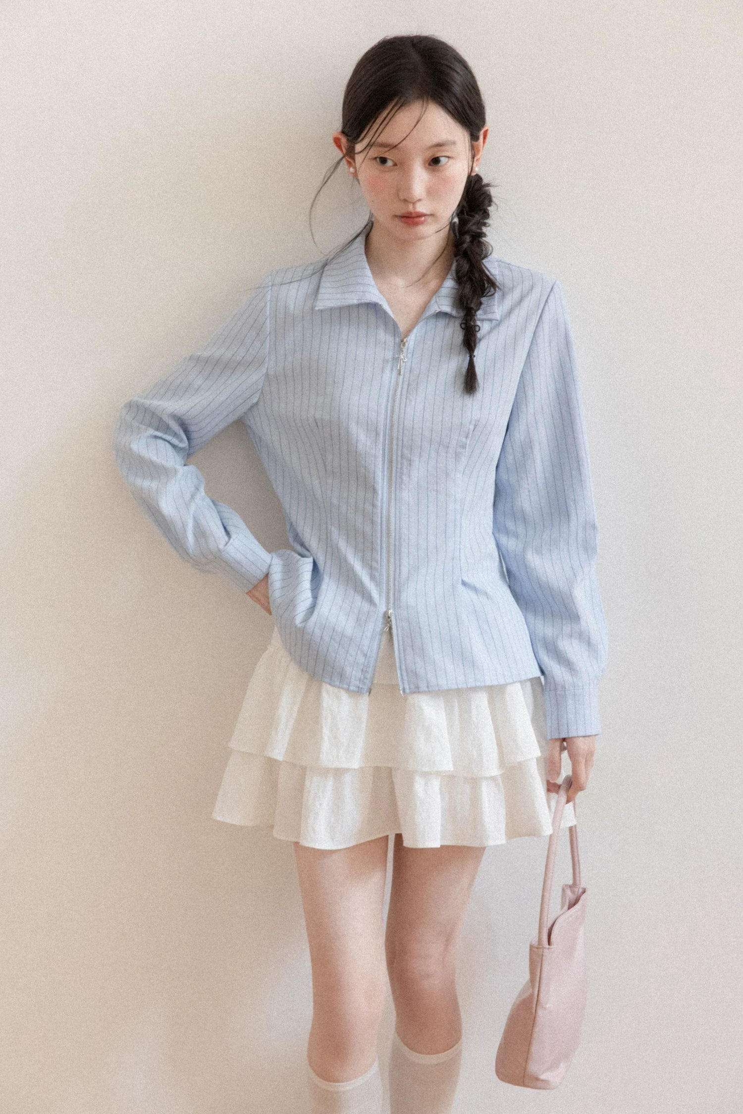 Cantonstory Casual Striped Shirt